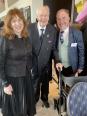 Governor Margaret Gardner with Past Governor-General Peter Hollingworth and Rotary Melbourne President Philip Cornish