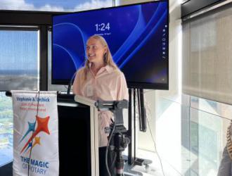 Julie revisits Rotary Melbourne April 2025